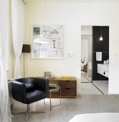 nu hotel brooklyn interior design contemporary bunkbed