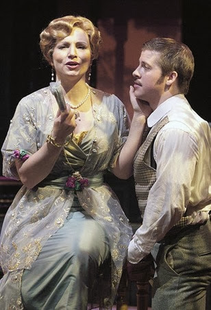 Jan Cornelius as the Countess and Christopher Bolduc as the poet Olivier in Richard Strauss's CAPRICCIO at the Academy of Vocal Arts, 2010 [Photograph by Paul Sirochman, © AVA]