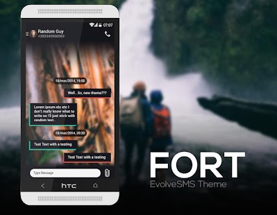 How to get Fort Theme EvolveSMS patch 1.20 apk for android