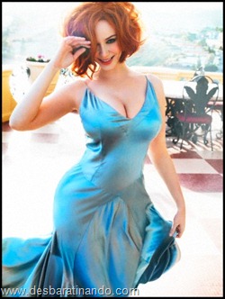 Christina Hendricks linda sensual sexy sedutora decote peito desbaratinando (9)