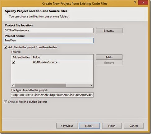 Set project location and name Set project location and name