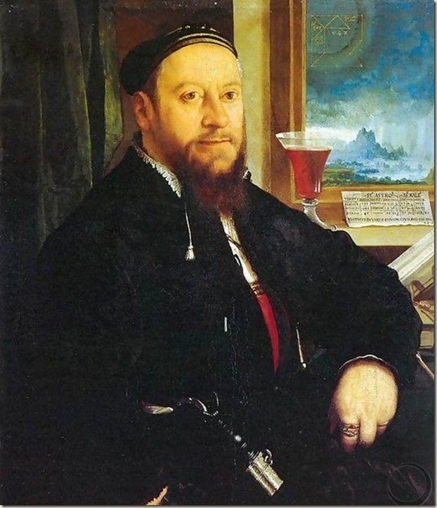 Christhoph Amberger, Portrait de Matheus Schwarz Christhoph Amberger, Portrait de Matheus Schwarz