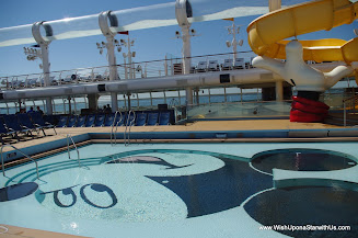 Mickey pool and slide