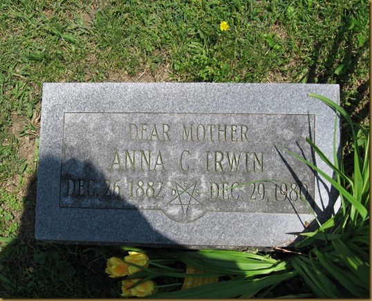 Dear Mother Anna Clara (Hitch) Irwin Dear Mother Anna Clara (Hitch) Irwin