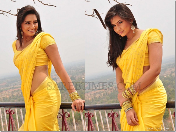 Ragini_Dwivedi_Yellow_Saree