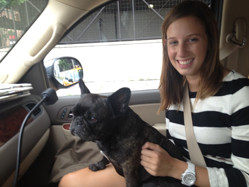 Carlos, have you met Alex Grossman?  She is an intern for Corporate Communications at MSLO and has graciously allowed me to sit on her lap for the trip!