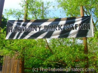 Harmony Safari Park sign