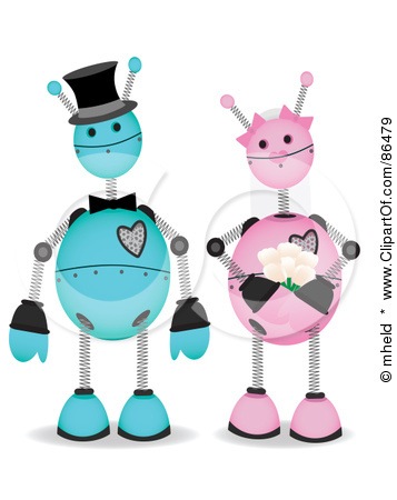 [86479-Royalty-Free-RF-Clipart-Illustration-Of-A-Blue-And-Pink-Robot-Wedding-Couple%255B3%255D.jpg]