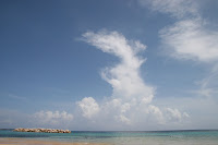 The beach at Dunn's River