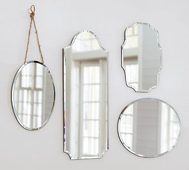 These mirrors are so delicate and effortless. (potterybarn.com) These mirrors are so delicate and effortless. (potterybarn.com)