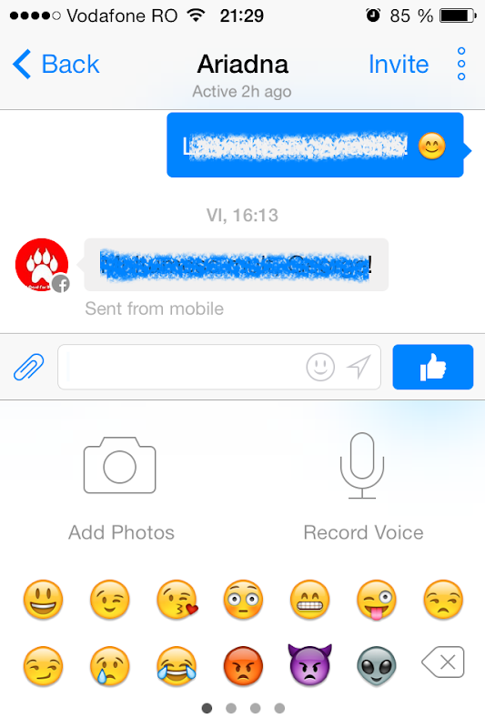 Facebook Messenger 3.0 iOS