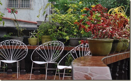 front porch after heavy rain