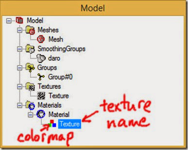Texture is our material's ColorMap Texture is our material's ColorMap