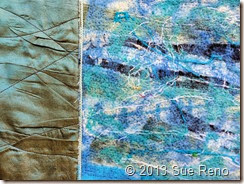 Sue Reno, In Dreams I Climbed The Cliffs, Work In Progress 2