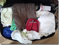 Photo valise avec bébé Photo valise avec bébé