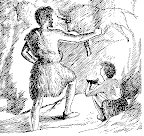 But the very need to communicate with other humans ABOUT non-human animals prompted the expression of creativity genes- and early use of symbolic communication in humans.