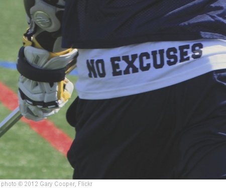 'No Excuses' photo (c) 2012, Gary Cooper - license: http://creativecommons.org/licenses/by/2.0/