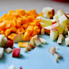 Caramelized Autumn Fruit Stuffing Cups