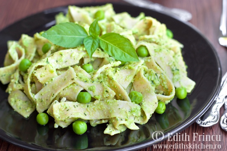 paste cu pesto de mazare 2