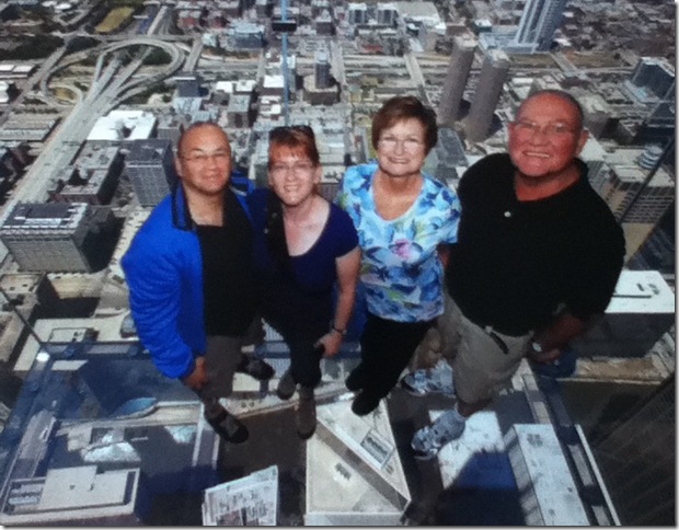 Willis Tower 25 - Skydeck Ledge - Frank Simone Barb Larry