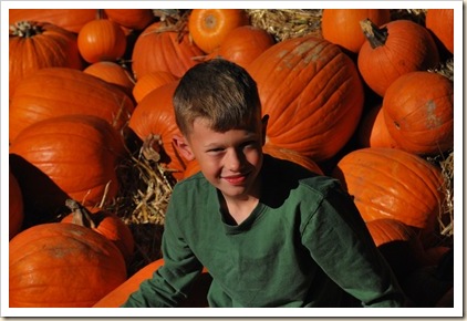 JB in pumpkins