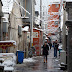 Snow in the hutongs north of Coal Hill, Beijing.