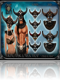 Viking Mask & Neck Wrap - Sweet Lies Original jpg
