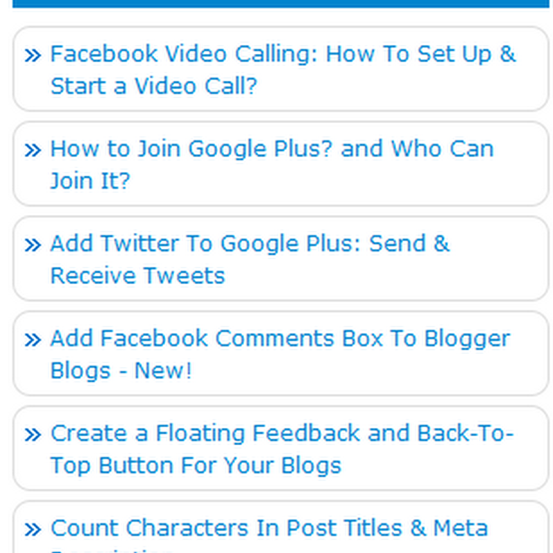 Customize Blogger's Official Popular Posts Widget
