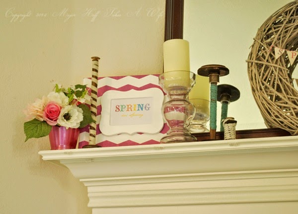 Spring mantle Left side mantel molding.jpg Spring mantle Left side mantel molding