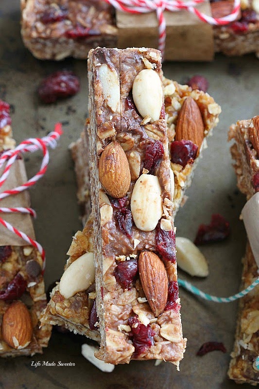 Healthy Almond Cranberry Granola Bars by @LifeMadeSweeter.jpg