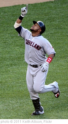 'Cleveland Indians catcher Carlos Santana (41)' photo (c) 2011, Keith Allison - license: http://creativecommons.org/licenses/by-sa/2.0/
