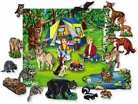 NEW Betty Lukens Felt Activity Book Kit ANIMALS OF THE WORLD *RARE* 