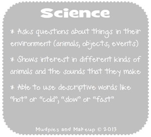 Preschool Science Skills