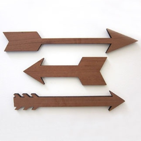 wooden arrows