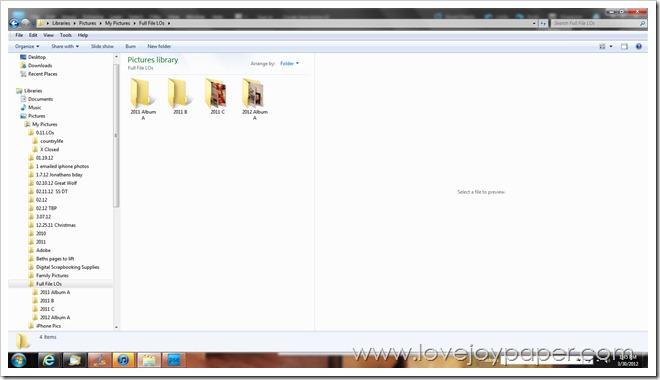 Album Organization