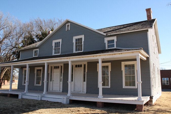 Restored officers' quarters. 