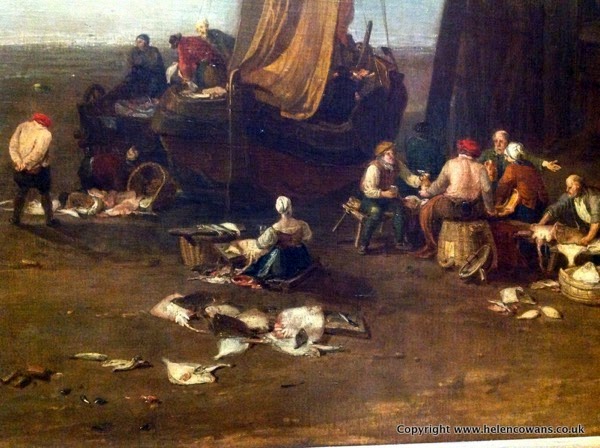 turner before Fishermen cleaning and selling fish 1807 close1.jpg Turner before Fishermen cleaning and selling fish 1807 close1