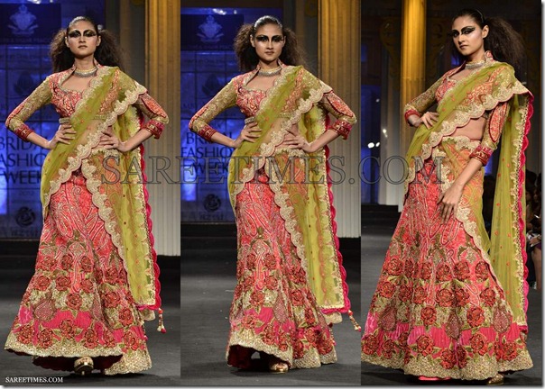 Shane_Falguni_Green_Pink_Lehenga