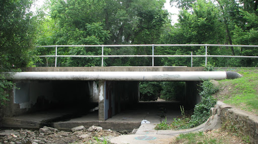 The current structure spanning Fassnight Creek at Campbell Ave. (Photo by: Kenrick Nobles)