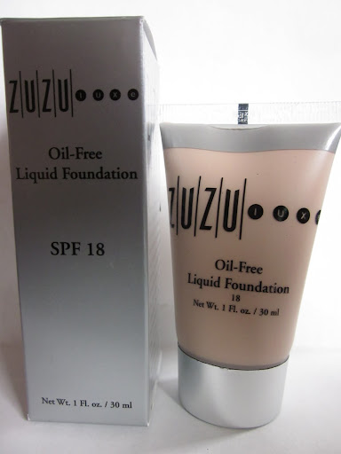 ZuZu Luxe Oil-Free Liquid Foundation, SPF 18 ($29.75 for 1 fl oz)