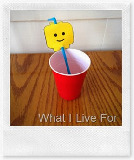 LEGO Head straw topper @ whatilivefor.net
