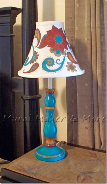 Painted Lampshade at The CSI Project