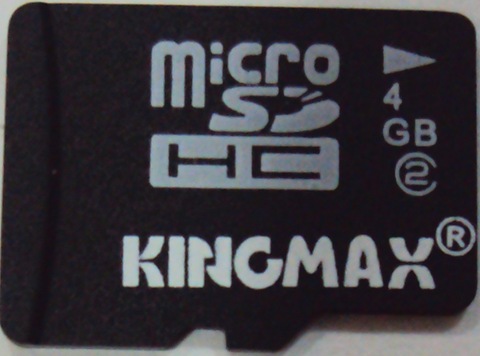 Fake KINGMAX memory card