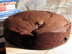 The finished cake