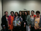 After I spoke I got to gush over the great spread with Maria (featured in the new issue) of Ritzy Bee