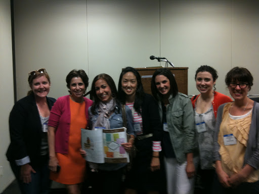 After I spoke I got to gush over the great spread with Maria (featured in the new issue) of Ritzy Bee