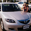Our Car. Mazda 3. With a manual gearbox and Irish wing mirrors