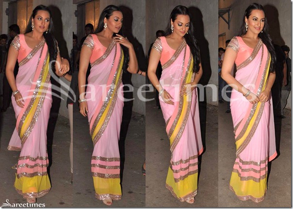 Sonakshi_Sinha_Pink_Saree