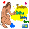 Tarzan Online Coloring Game