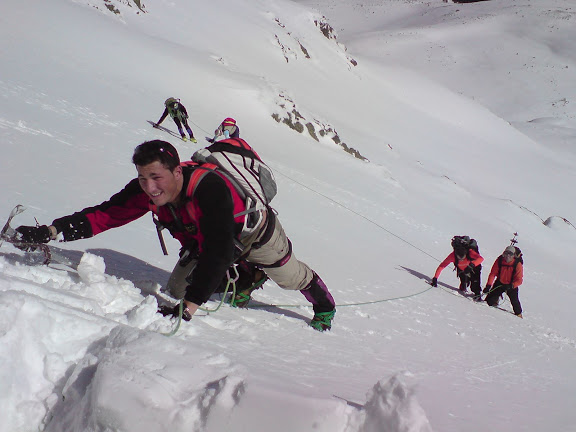 Subiendo a Peñalara, cara Suroeste